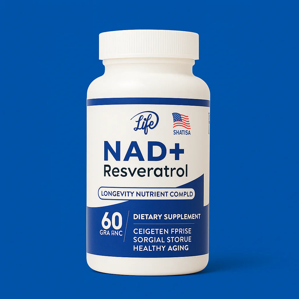 Rejuvenece en semanas con NAD + Resveratrol