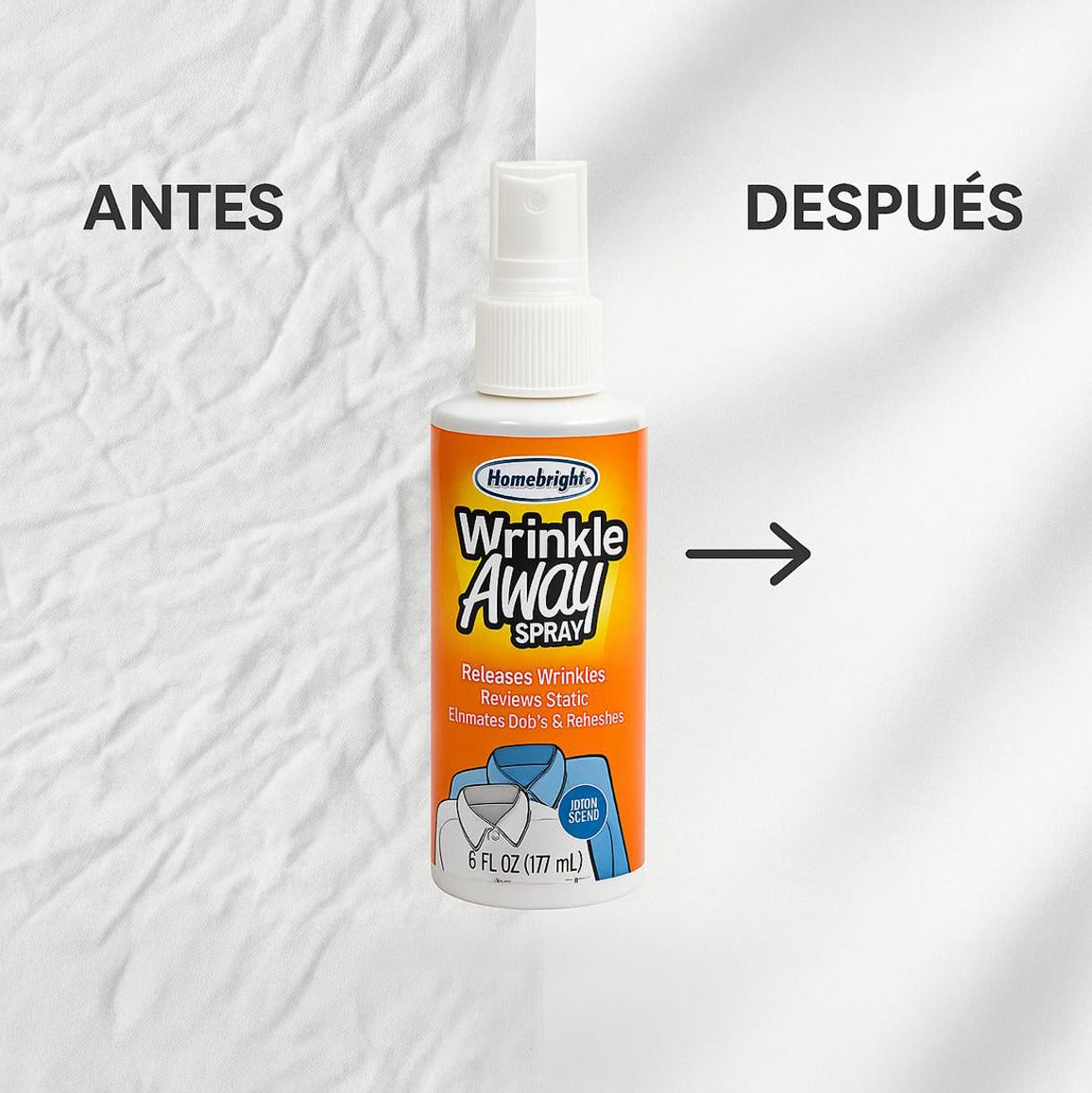 Spray Antirrugas para la ropa (3 und)