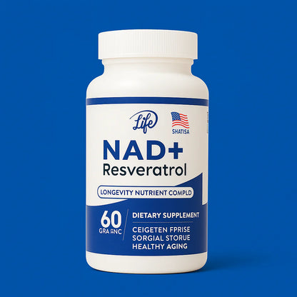Rejuvenece en semanas con NAD + Resveratrol