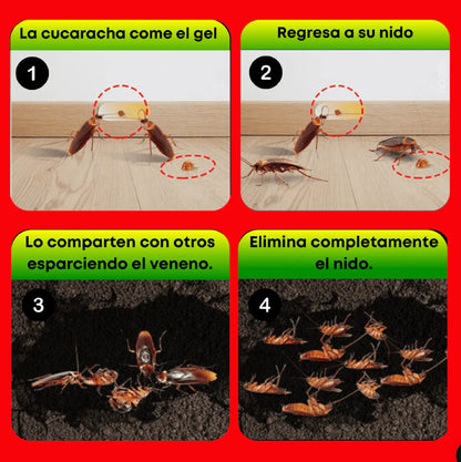ROACH EXPERT - GEL EXTERMINADOR DE CUCARACHAS