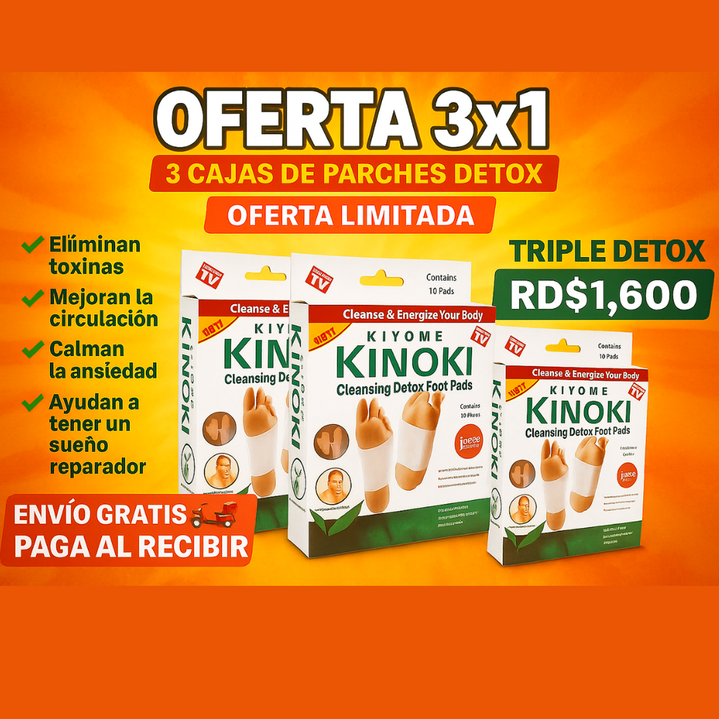 Parches de pies Kinoki®