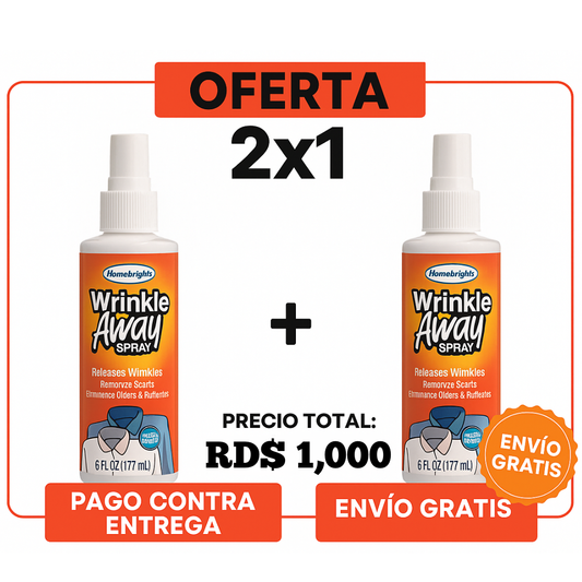 Spray Antirrugas para ropa (2 und)
