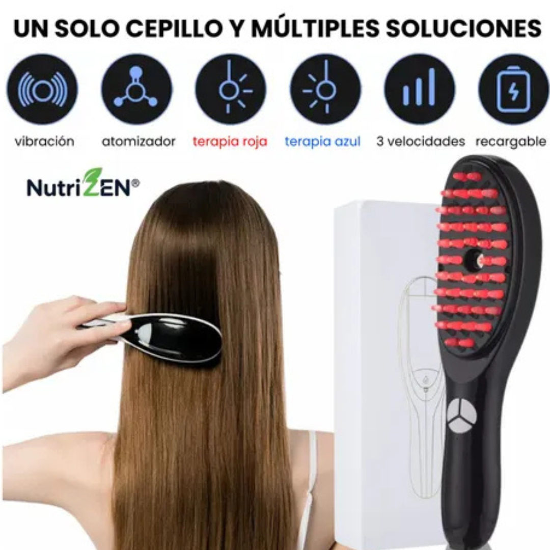 Cepillo LED anti caída y crecimiento del cabello