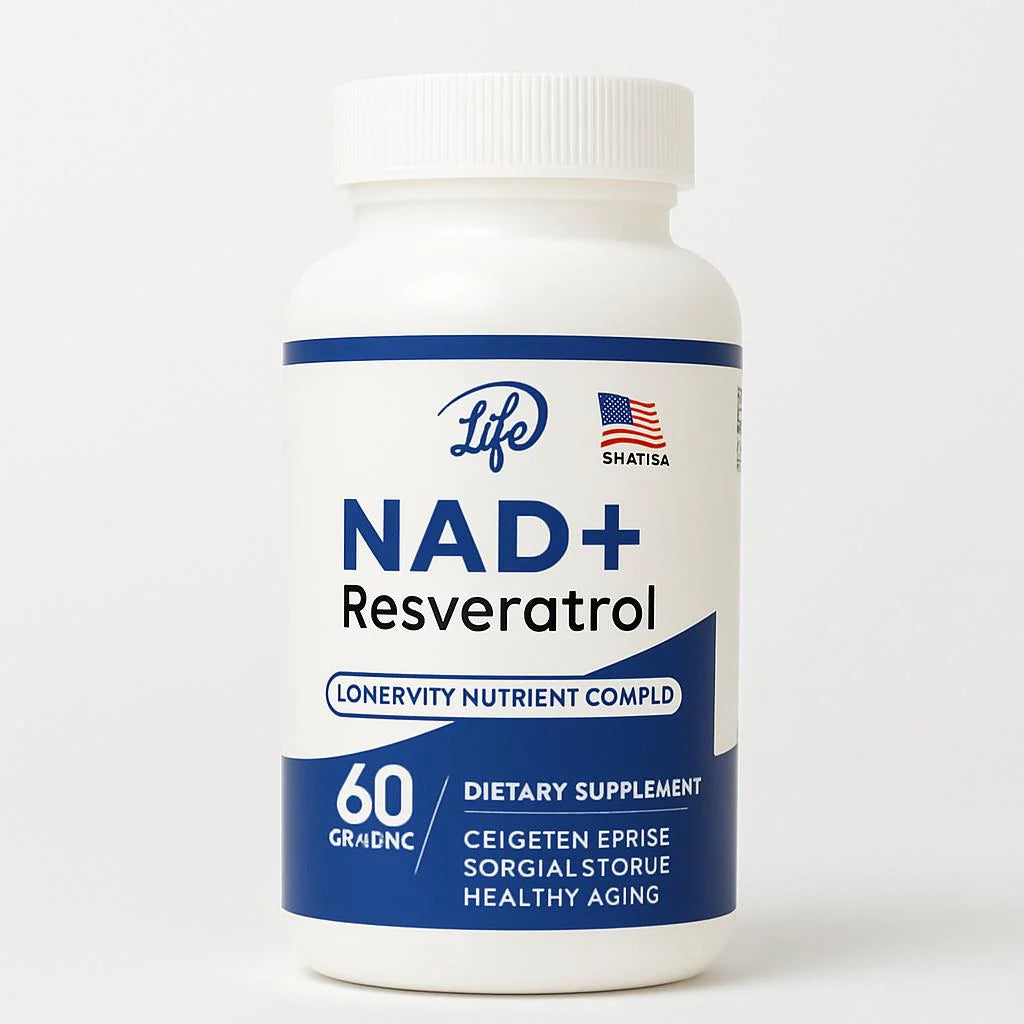 Rejuvenece en semanas con NAD + Resveratrol