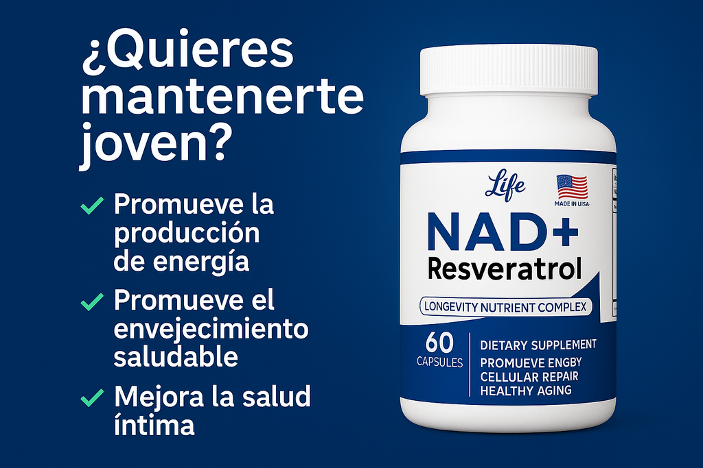 Imagen NAD+ Resveratrol formato Instagram